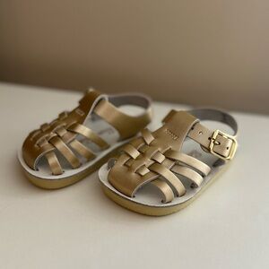 Sun-San Sailor - Baby Gold Sandals Size 2